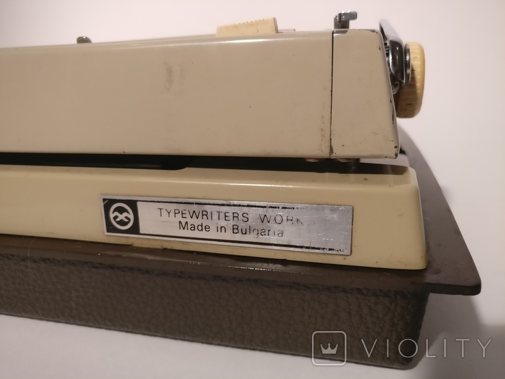 Печатная машинка посла в Польше made in Bulgaria typewriters work Машинка пишущая, фото №11