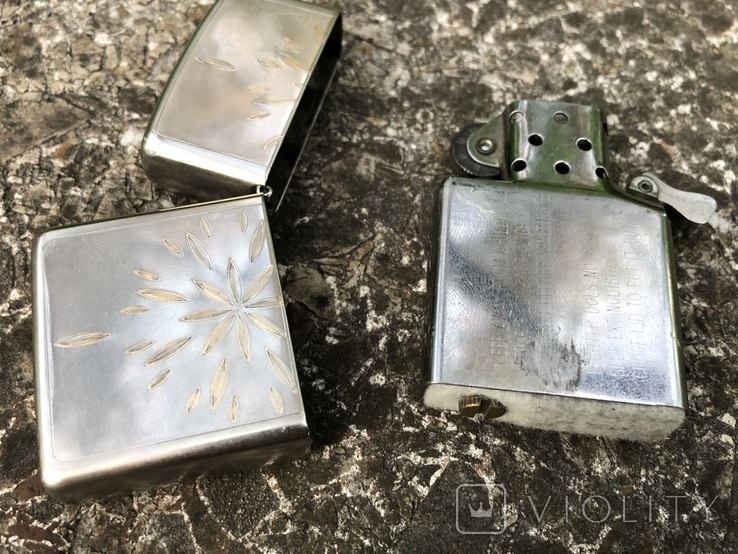 Zippo silver plate, фото №8