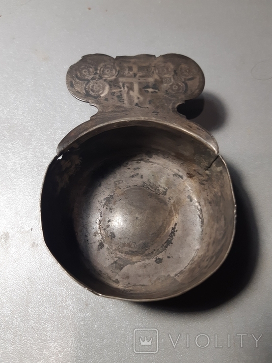 Ковш для причастия ( корец ) серебро под реставрацию, фото №9