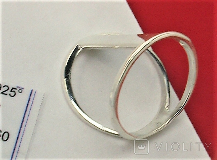 Кольцо перстень серебро 925 проба 4,09 грамма 17.5 размер, фото №4