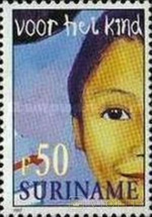 Суринам 1997 детские прически, фото №2