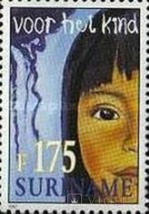 Суринам 1997 детские прически, фото №4