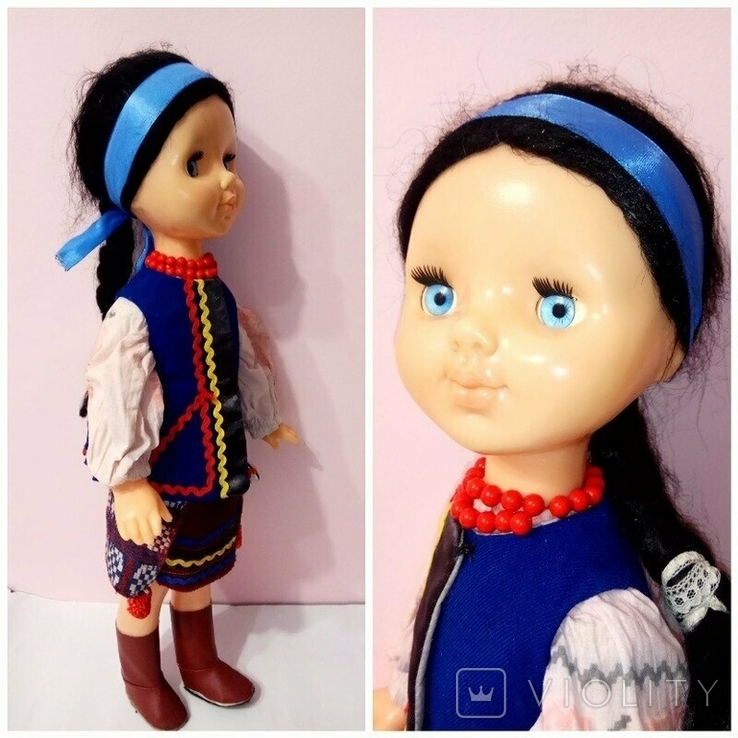 Паричковая кукла украинка Валя 55см 1975г СССР, фото №8