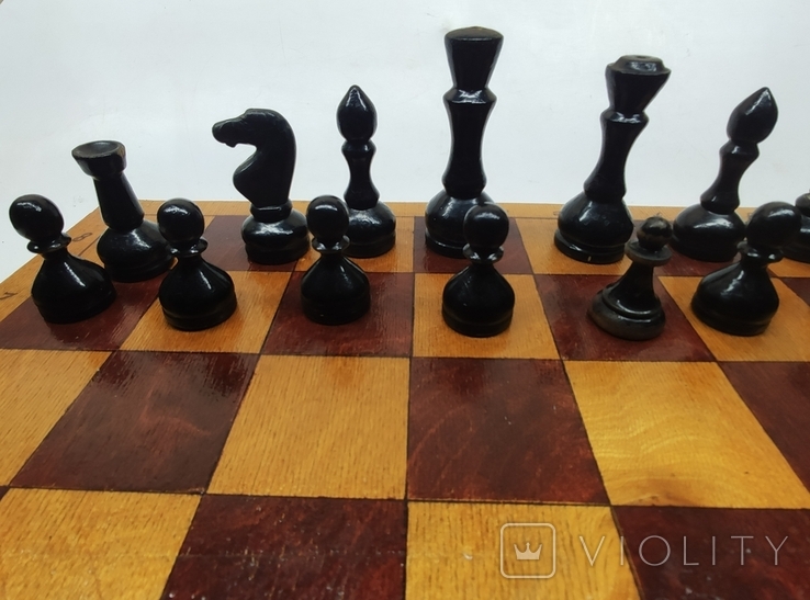 Шахматы деревянные с доской, фото №5