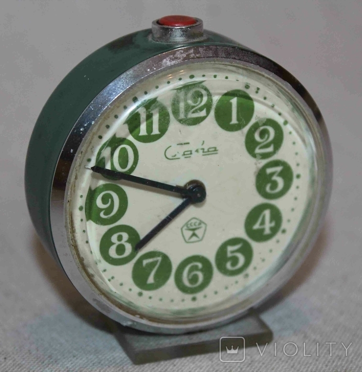 Настольные механические часы с будильником Слава, фото №2