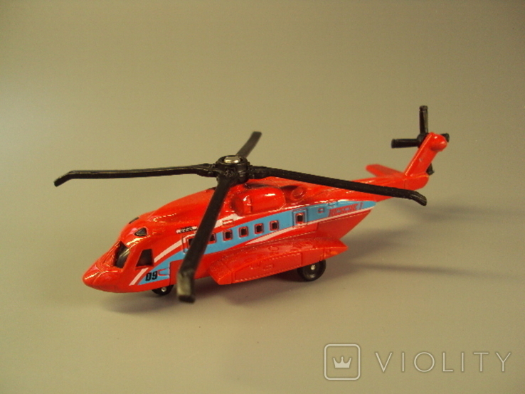 Вертолет Rescue 1 sikorsky s-02 сірникова коробка 2009 таиланд, фото №2