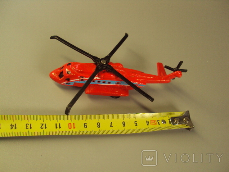 Вертолет Rescue 1 sikorsky s-02 сірникова коробка 2009 таиланд, фото №4