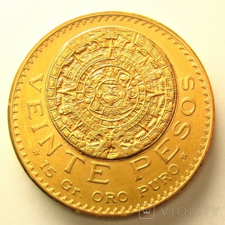 Мексика 20 песо 1920 г., фото №3