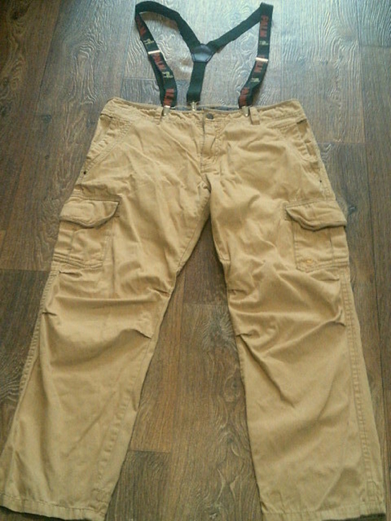 Sherpa - котон штаны с подтяжками разм.XL