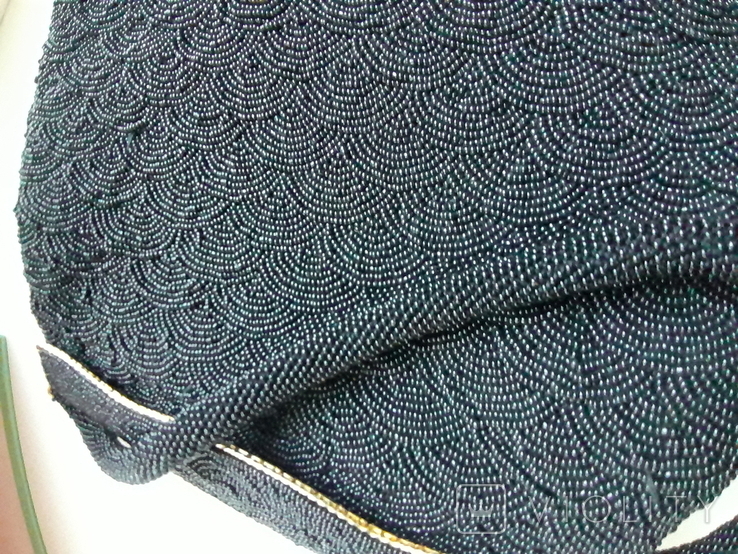 Сумка клатч украшенный бисером винтаж, фото №6