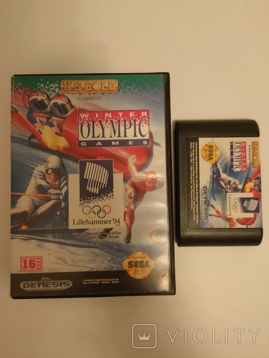 Оригинальный картридж SEGA Winter Olympic Games