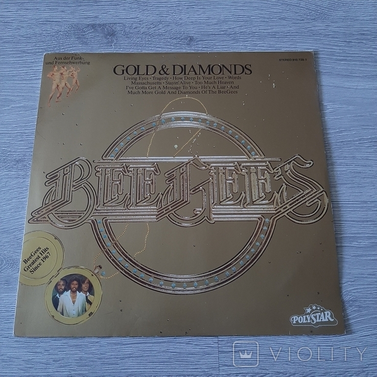 Bee Gees Gold Diamonds Polystar (3) 810 728-1, RSO 810 728-1