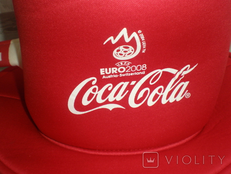 Coca - Cola Euro 2008 Шапка болельщика Кока Кола Евро 2008, фото №4