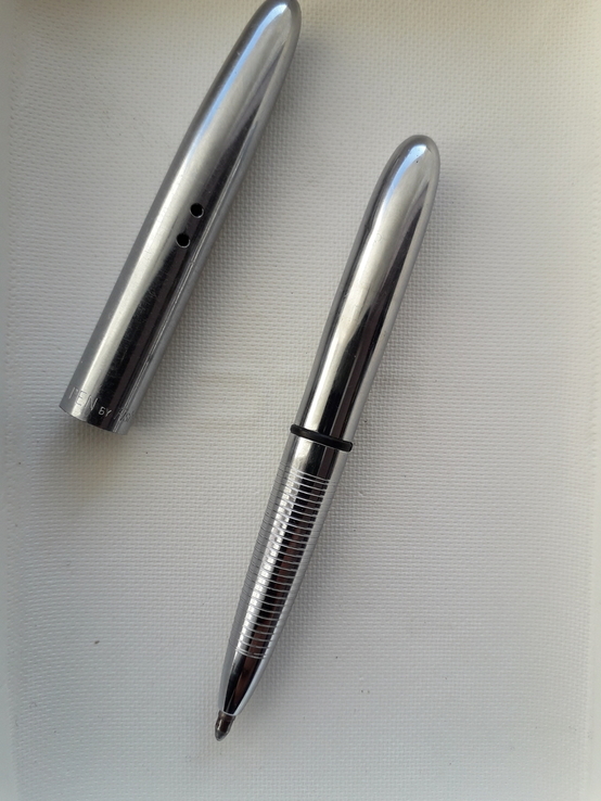 Ручка Fisher Space Pen Bullet (хром) USA, фото №2
