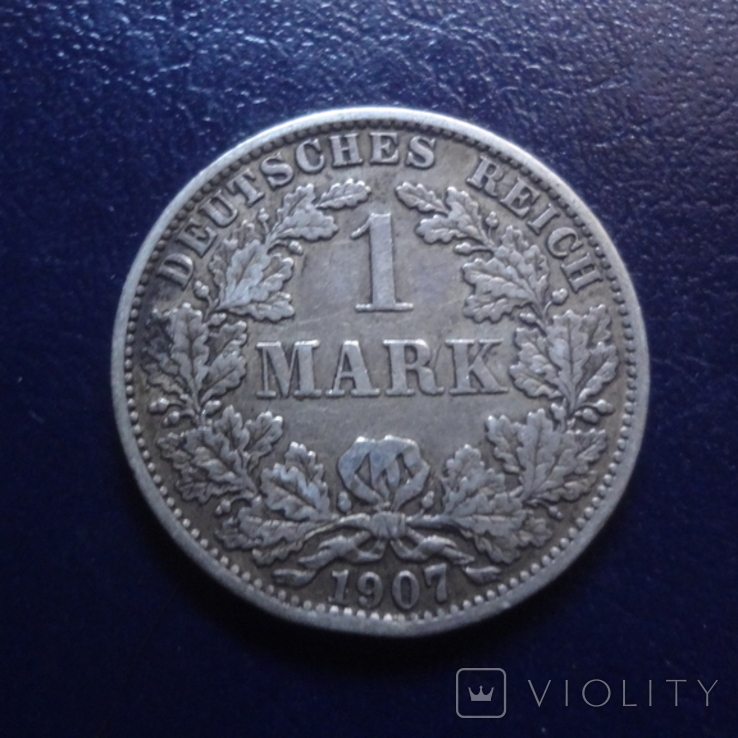 1 марка 1907 Германия серебро (Г.16.19), фото №2