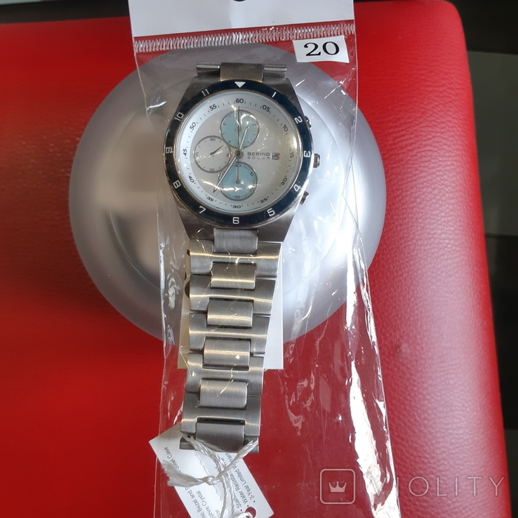 Часы хронограф Bering Solar Watch Sapphire Crystal, фото №8