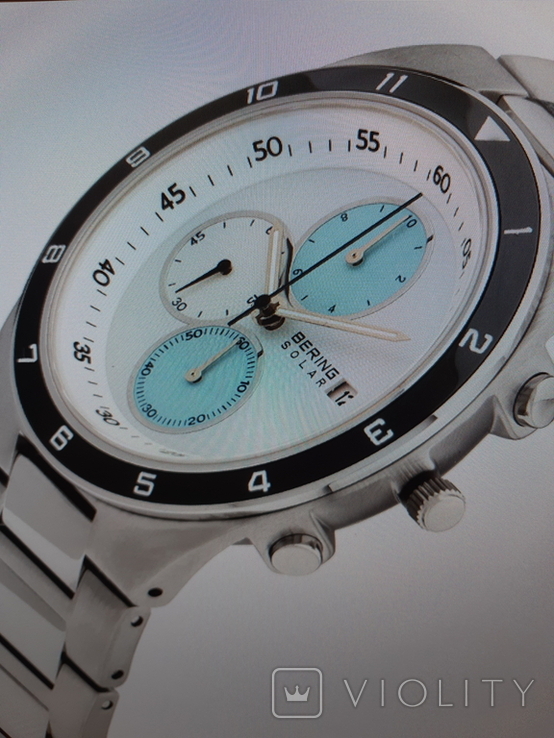 Часы хронограф Bering Solar Watch Sapphire Crystal, фото №11