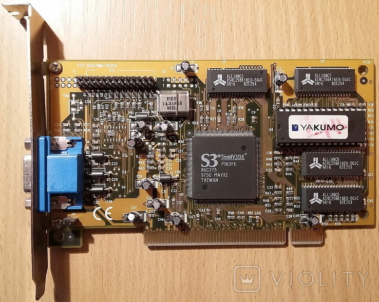 Видеокарта S3 Trio64V2/DX 86C775 PCI, фото №2