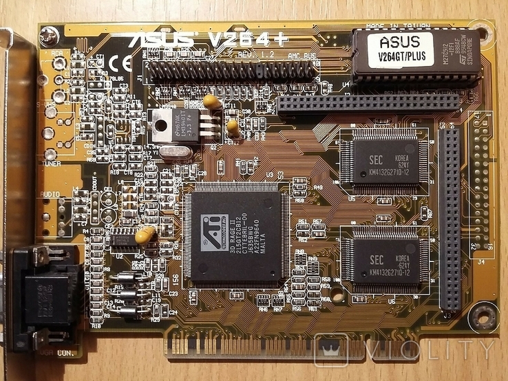 Видеокарта Asus V264+ ATI 3D Rage II PCI, фото №3