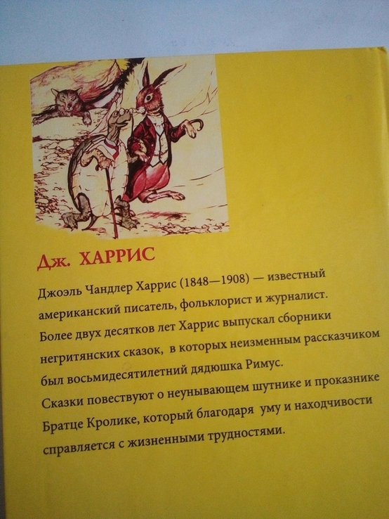 Дж.Харрис Сказки дядюшки Римуса 2016 год, фото №3