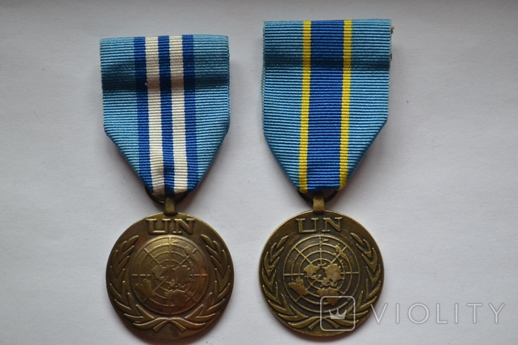 Медаль ООН 2 шт