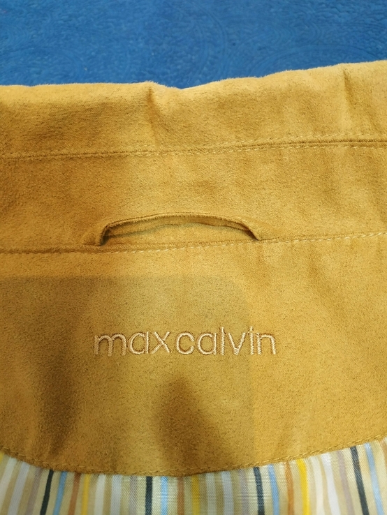 Куртка легкая. Ветровка MAX CALVIN эко-замша (микрофазер) р-р 52(состояние!), фото №10