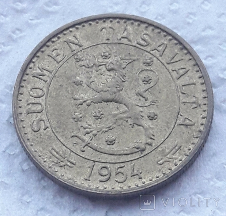 Финляндия 20 марок 1954 год, фото №3
