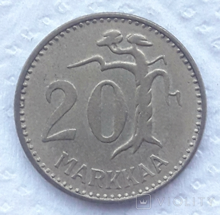 Финляндия 20 марок 1954 год, фото №6