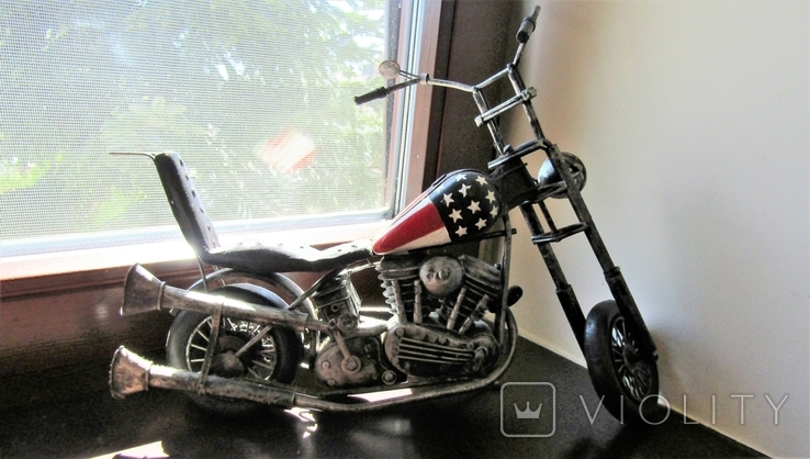 Мотоцикл Harley Davidson модель украшение интерьера Америка, фото №3