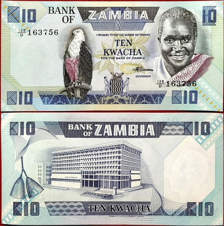 Замбія Zambia Замбия - 10 квача kwacha - P26