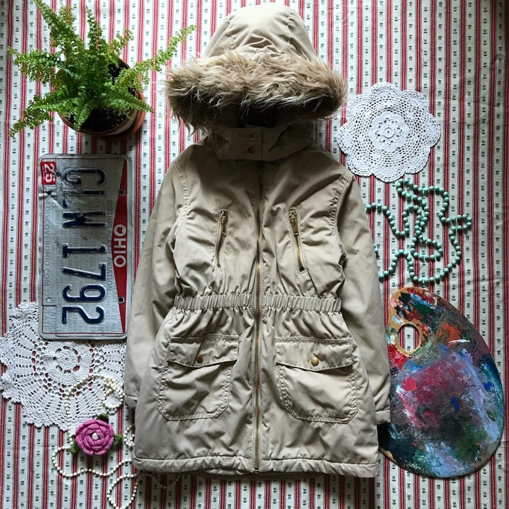 Парка куртка деми HM на 6-7 лет, фото №2