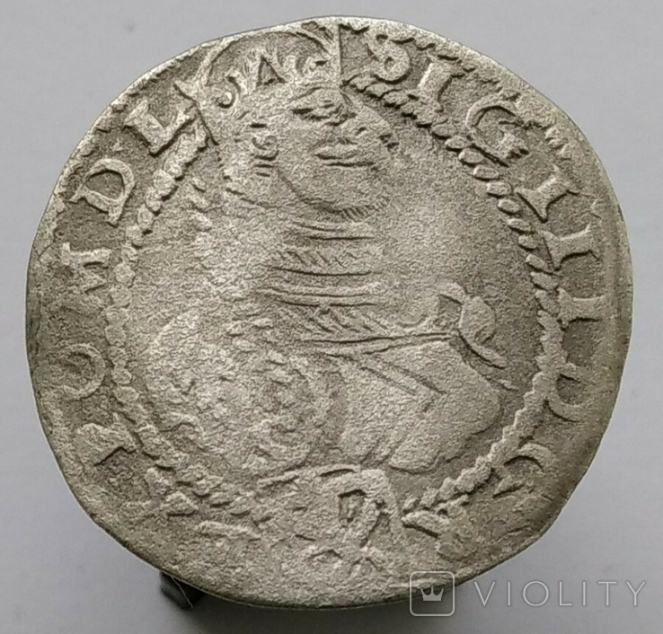 Зигмунт III Ваза, Грош 1579, помилкова дата, Познань, фото №8