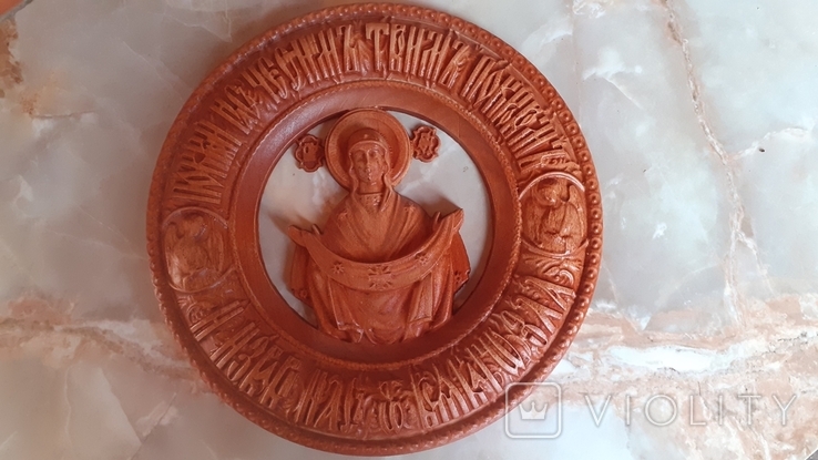Икона Богородица в круге, фото №5