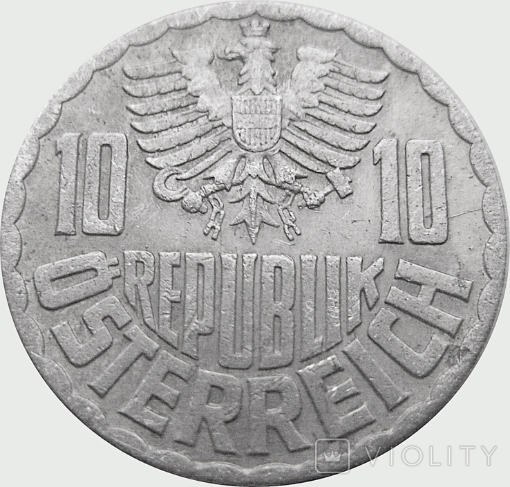 109.Austria 10 money, 1959, photo number 3