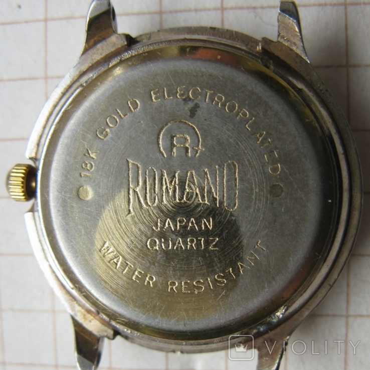 Romano watch 18k gold new arrivals