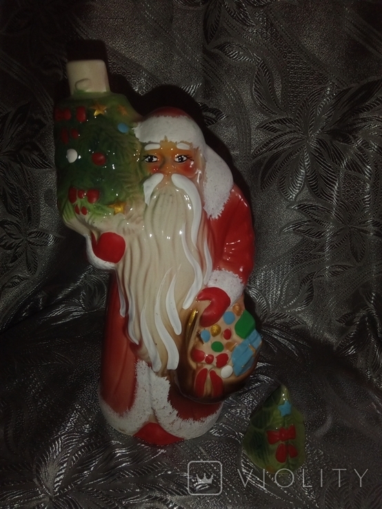 Новогодний сувенир "Бутылка от Деда Мороза" Украина, фото №3