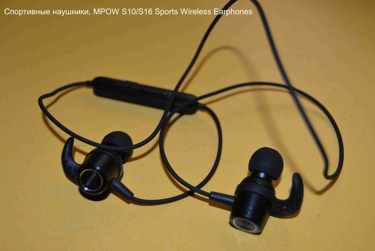 Спортивные наушники, MPOW S10 Sports Wireless Earphones, фото №4