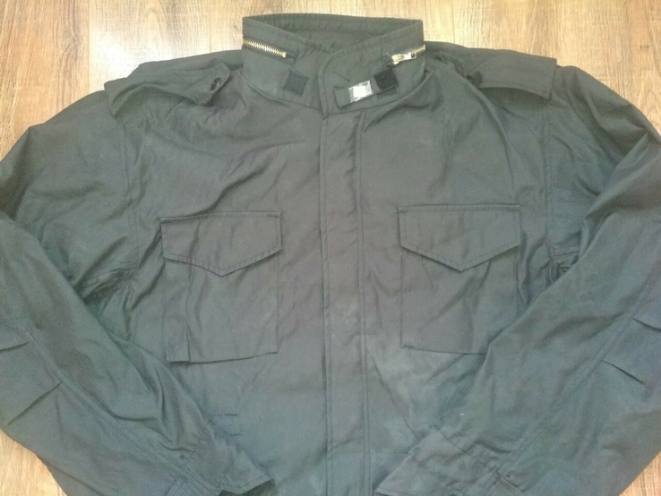 Куртка с зимней съёмной подстёжкой по типу М-65, чёрная, р.XXL - уценка (1), фото №3