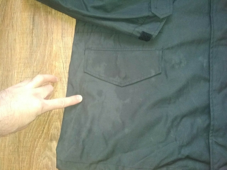 Куртка с зимней съёмной подстёжкой по типу М-65, чёрная, р.XXL - уценка (1), фото №8