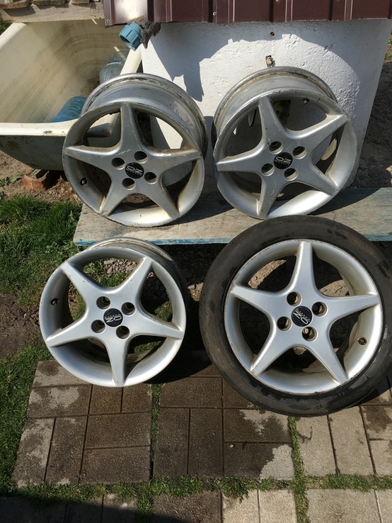 Литые диски номерные OZ R15 4x100 подходят (golf, vento, passat.), numer zdjęcia 3