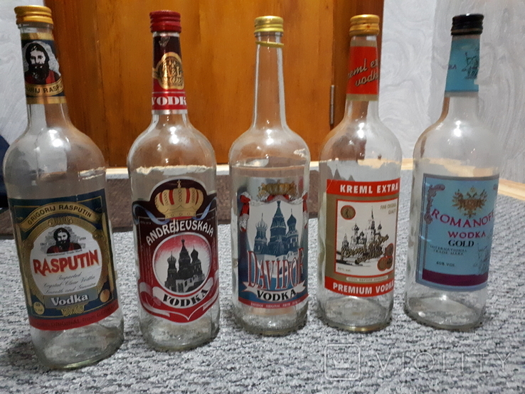10 бутылок из 90-х по 1 л., фото №5