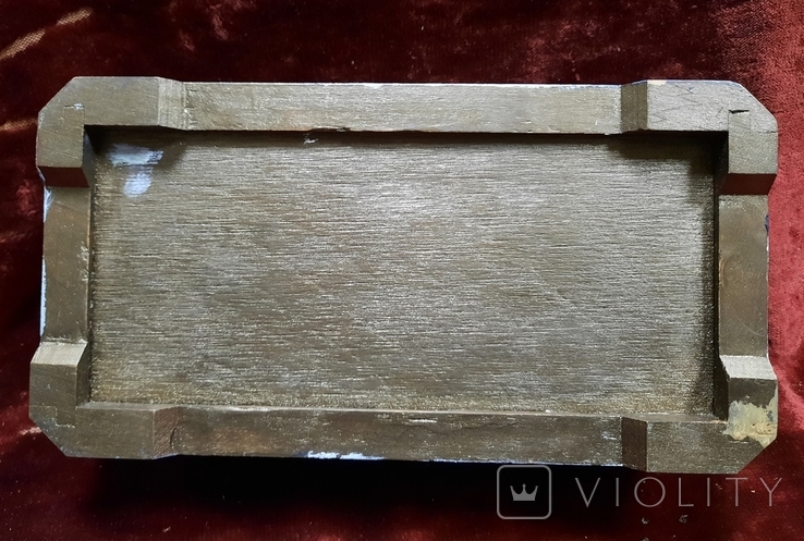 Скринька з дерева, розписана вручну маслом, фото №10
