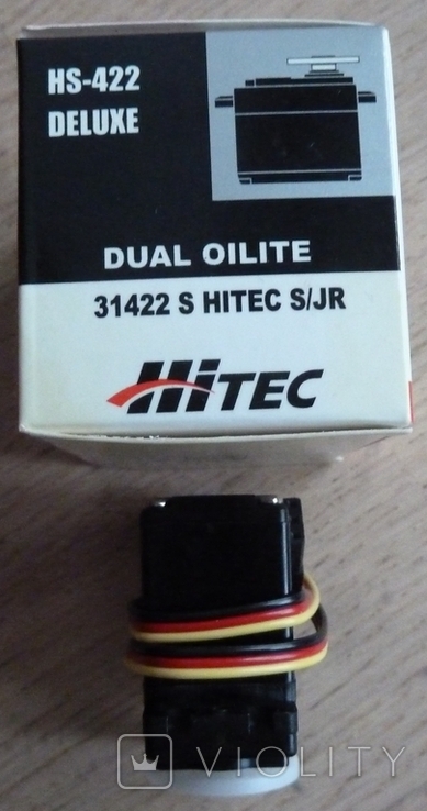 Сервопривод HS-422 Deluxe Hitec Servo 31422 s Hitec S/JR (новый), фото №5