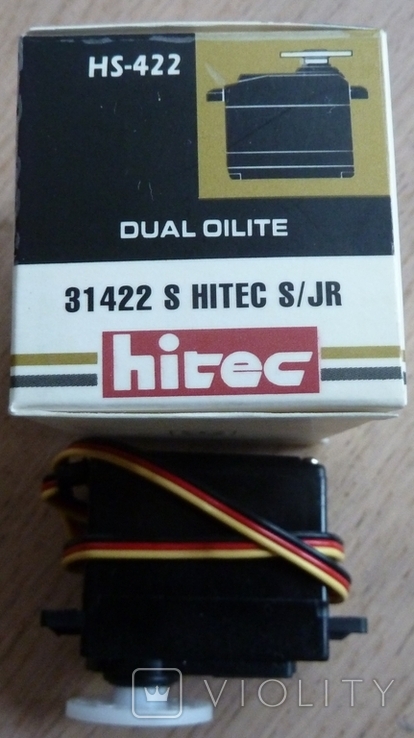 Сервопривод Hitec Deluxe Dual Oilite HS422 - 940901 (новый), фото №5