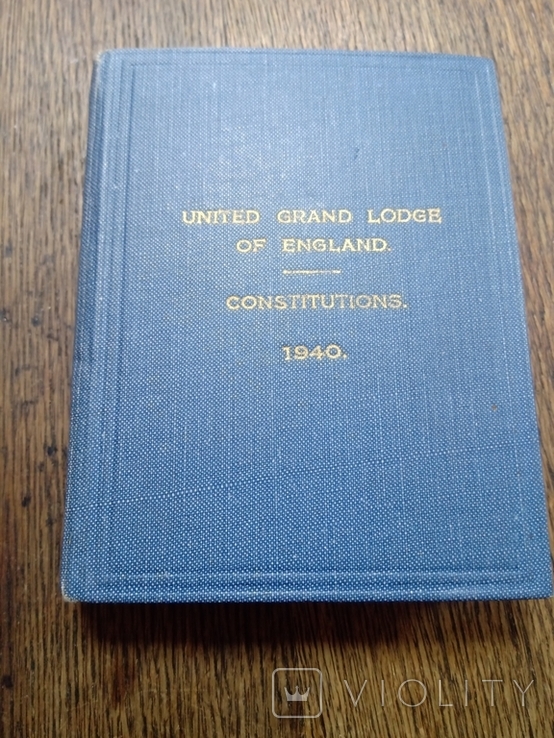 Книга "United Grand Lodge of England"", 1940., фото №2