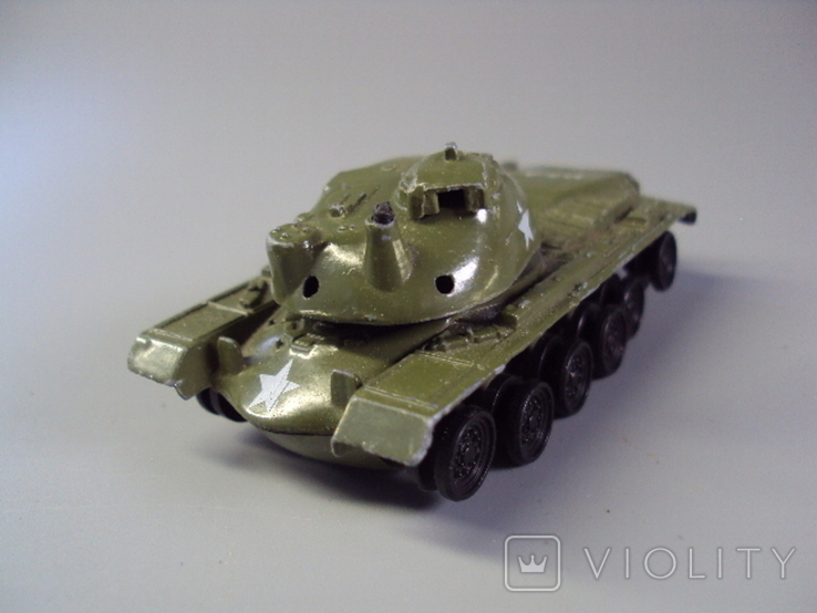 Machine tank t 412 patton USA USA china length 8 cm, photo number 8