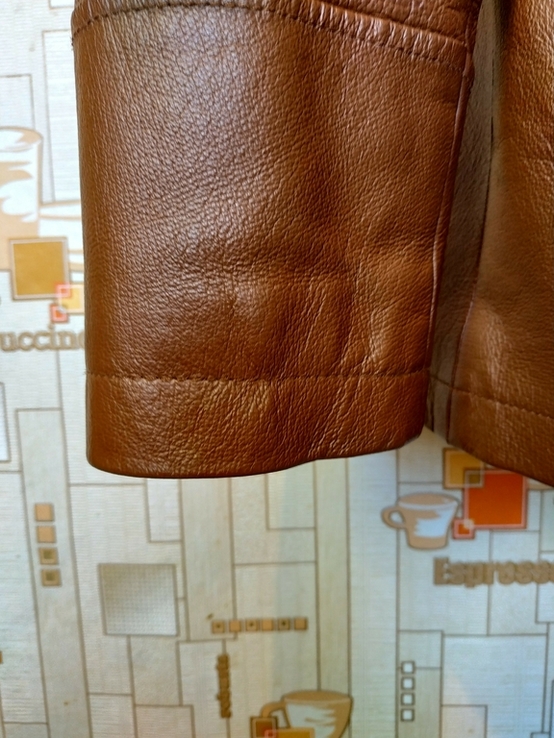 Классический кожаный пиджак JOHN DEVIN Германия р-р 48(состояние нового), photo number 5