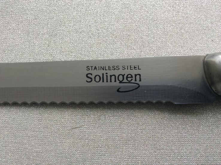 Нож кухонный,зубчатый,Золинген, фото №3