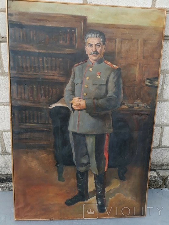Картина портрет Сталин , 88*58 см