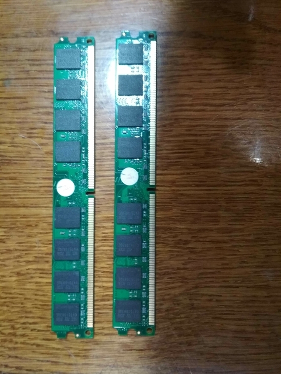 Две планки ОЗУ DDR 2 Kingston 1GB 800 MHz узкопрофильные, фото №3